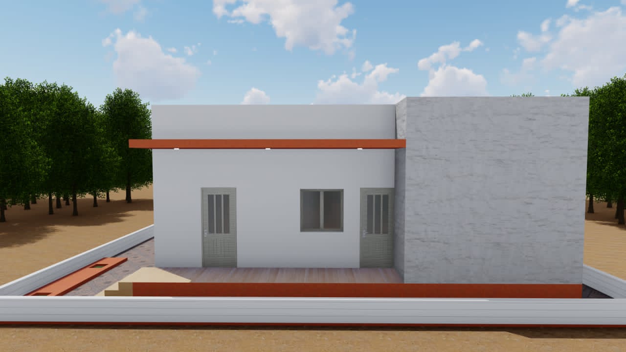 Façade arrière - Duplex Domino Espoir City