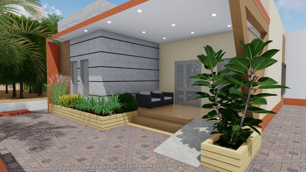 Façade avant - Duplex Domino Espoir City