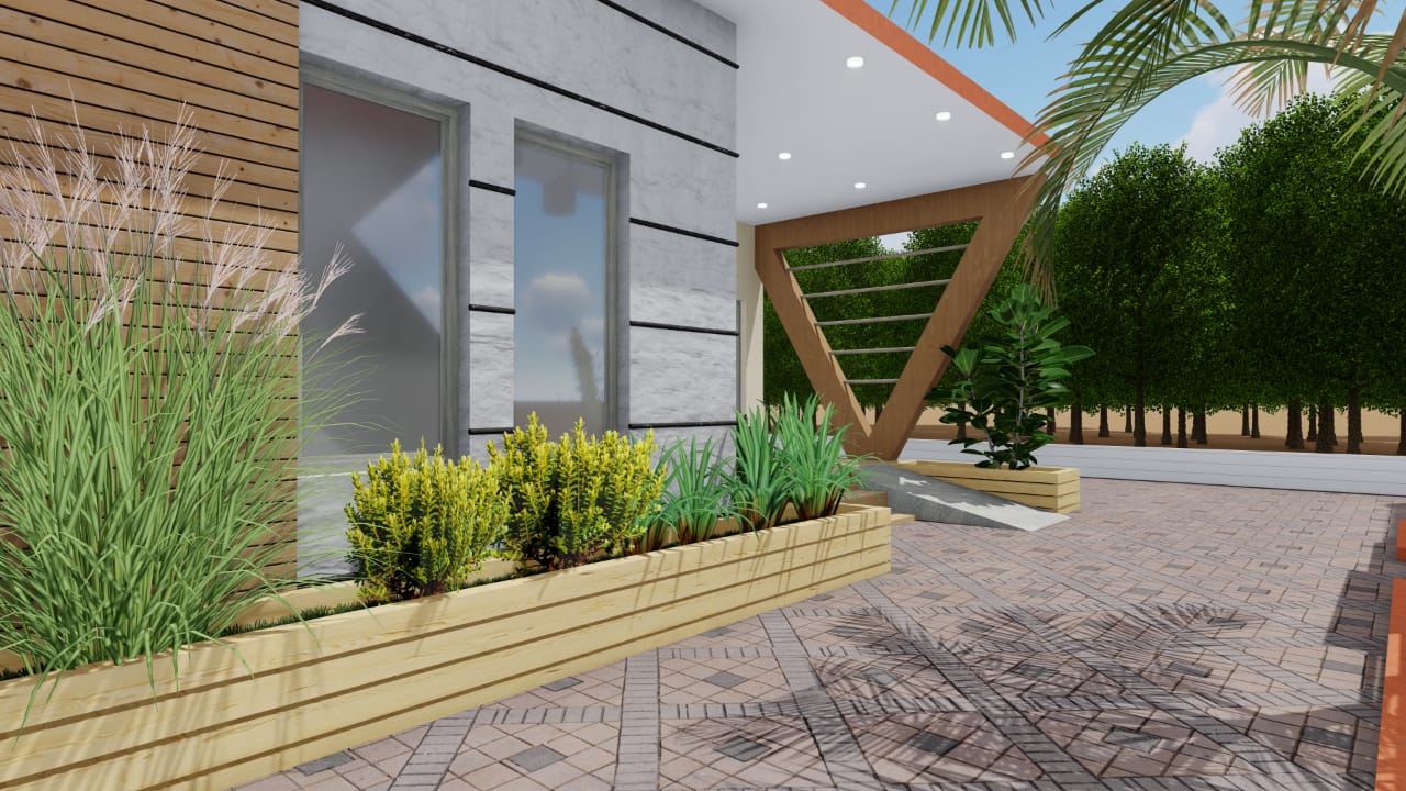 Salon et espace de vie - Duplex Domino Espoir City