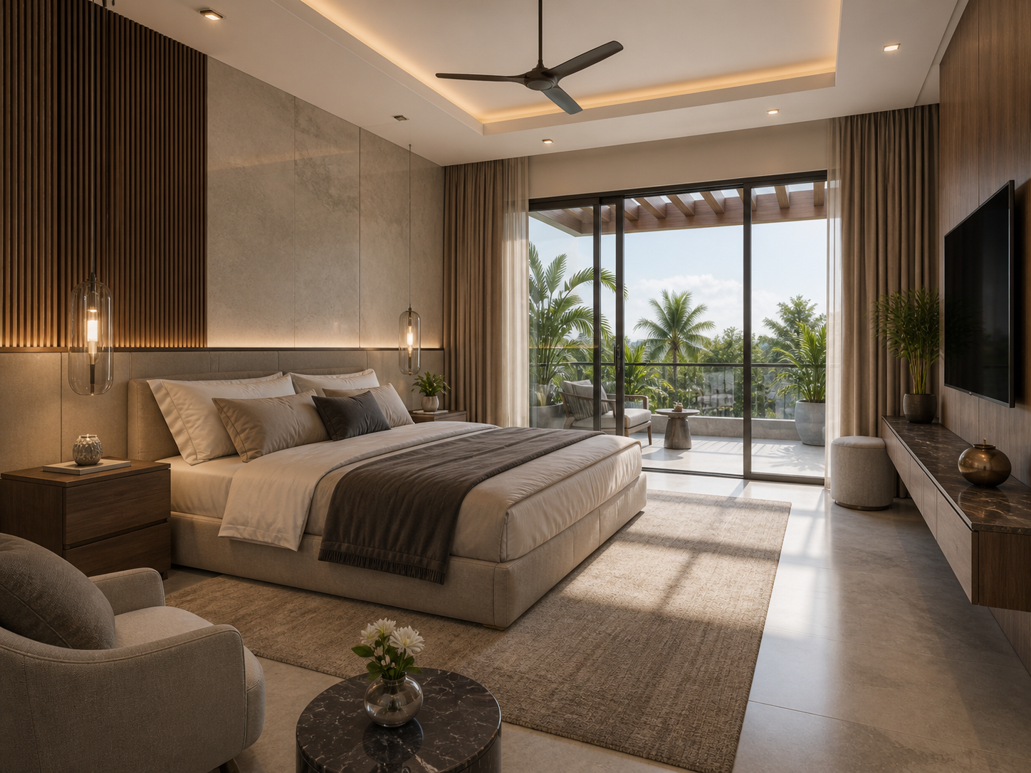 Chambre principale - Duplex Océan Premium Dakar