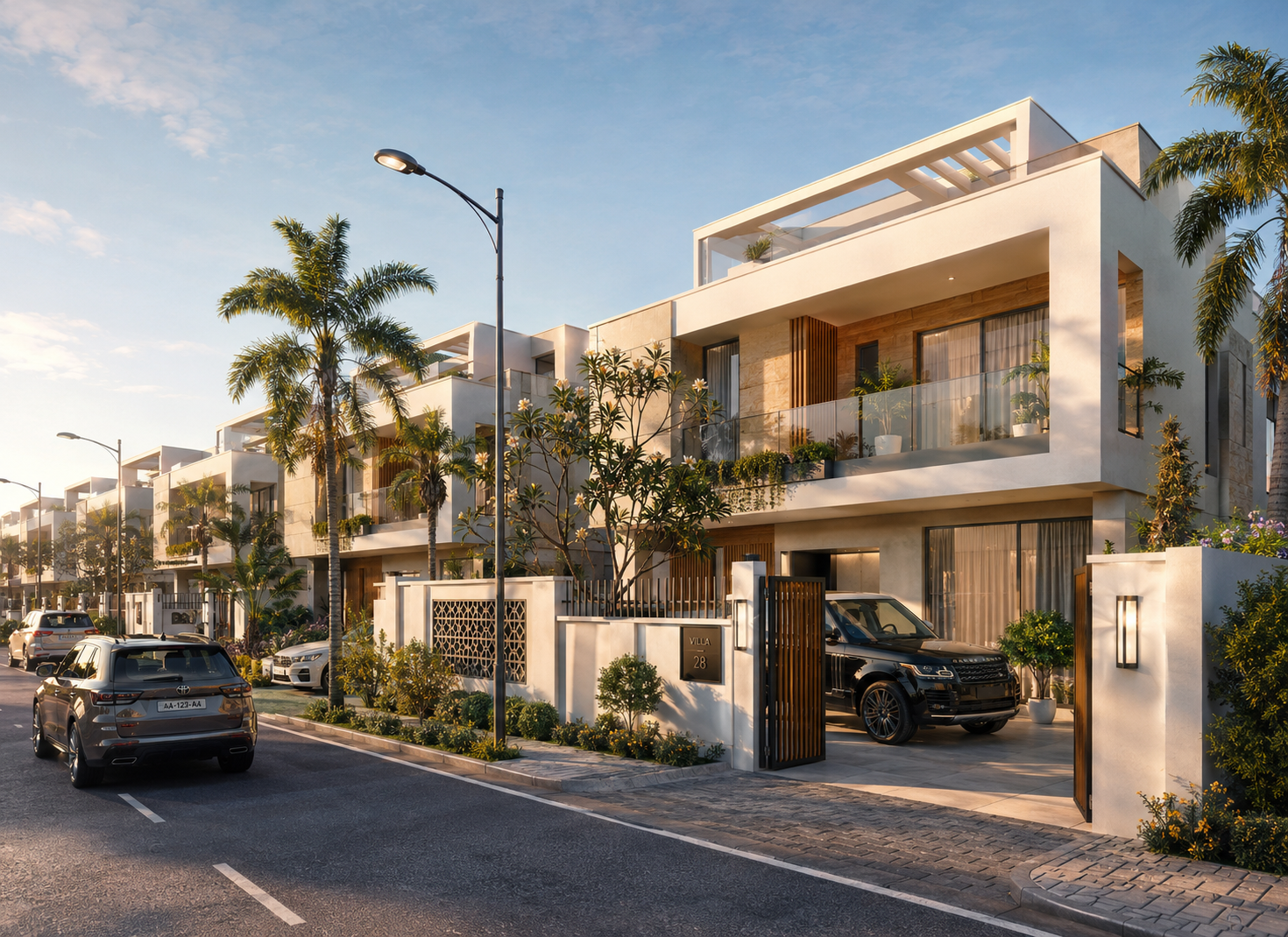 Façade arrière - Duplex Rubi Premium Abidjan