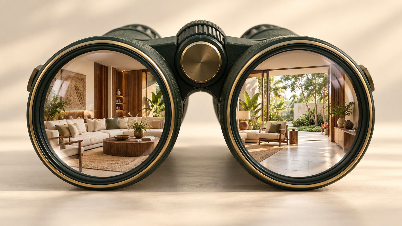 Des jumelles dévoilent l’intérieur d’une maison